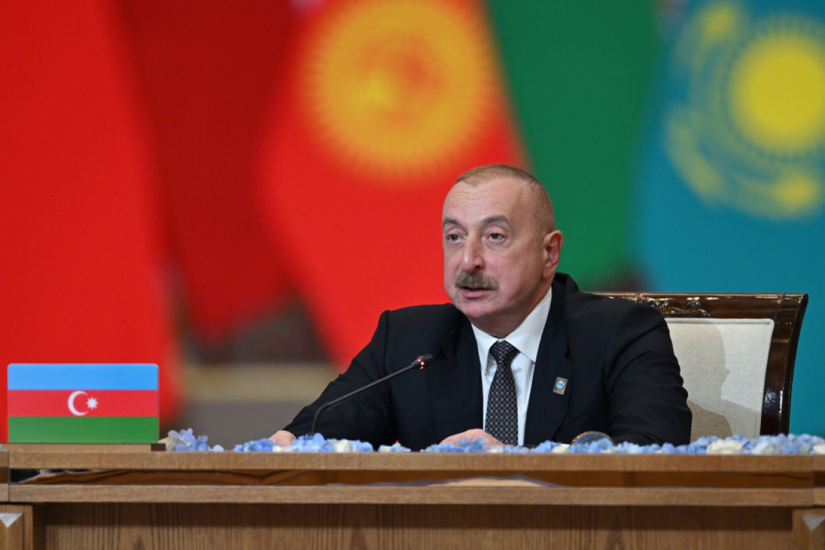 Президент Ильхам Алиев выступил на встрече в формате «ШОС плюс»-<span class="red_color">ОБНОВЛЕНО-1