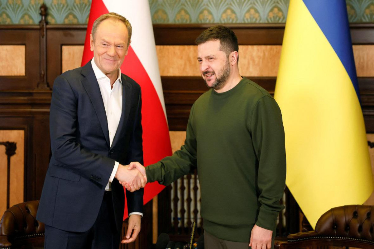 Дональд Туск, Владимир Зеленский