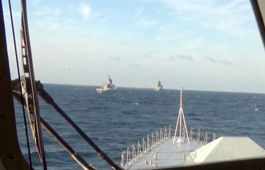 Россия и Китай начали совместные военно-морские учения