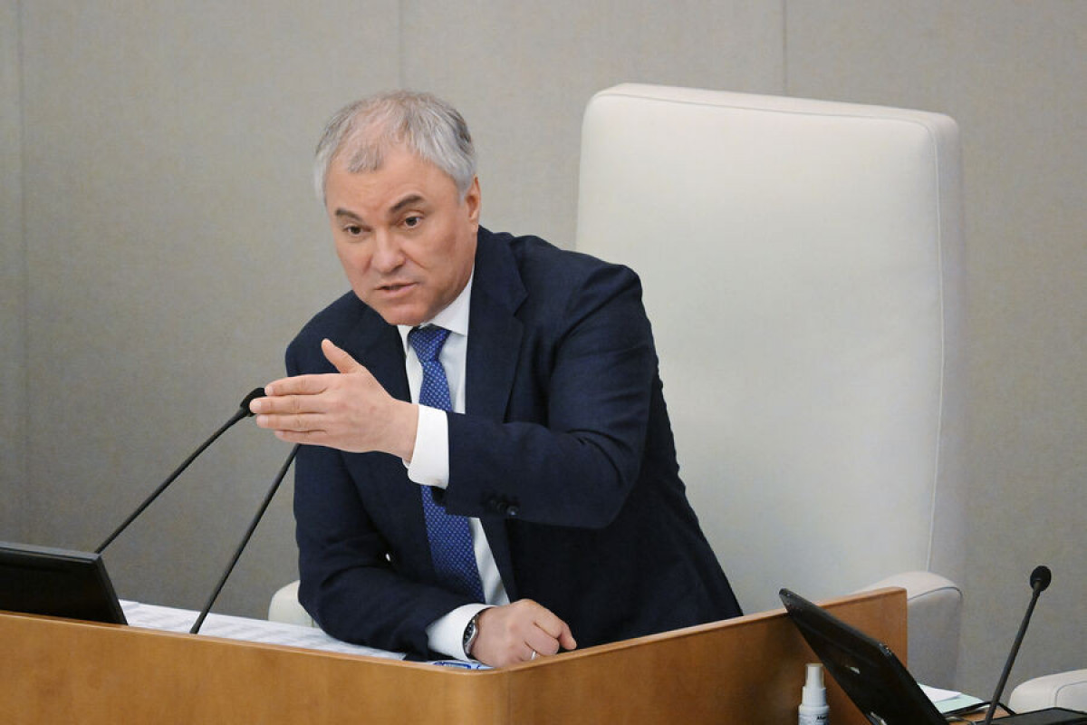 Спикер Государственной думы РФ Вячеслав Володин
