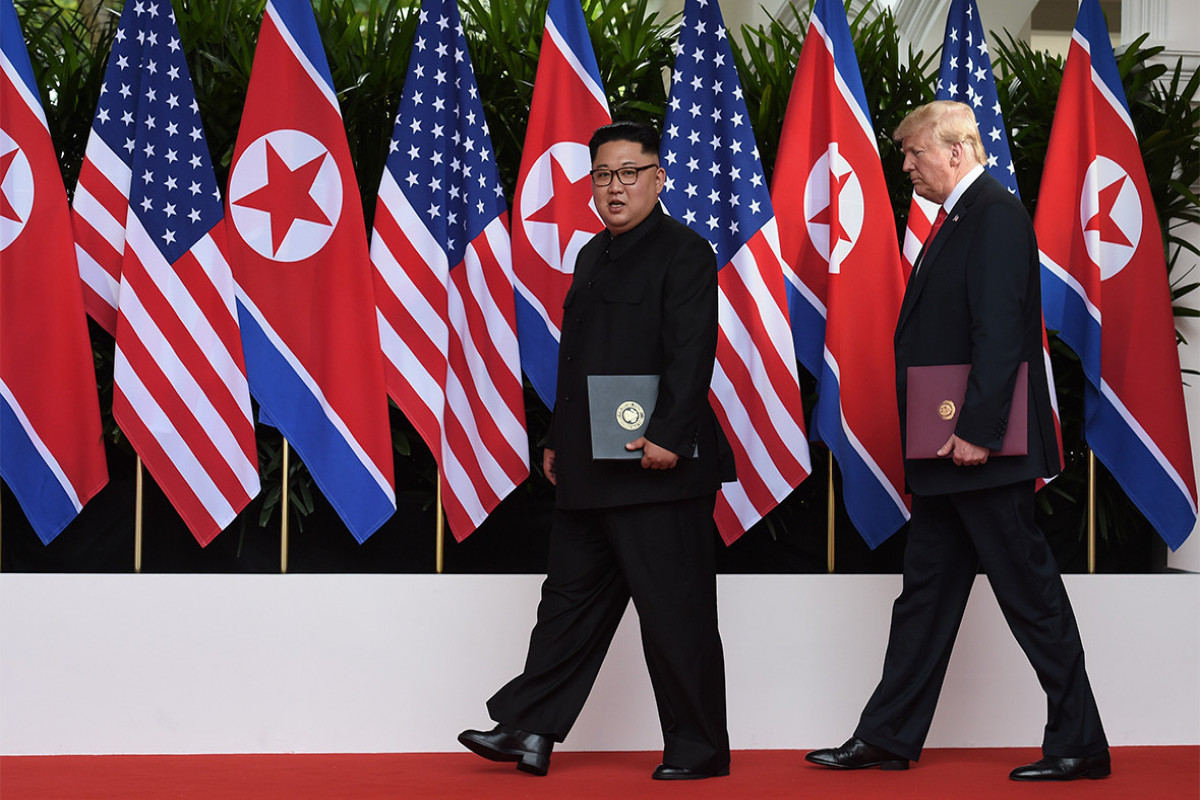 Дональд Трамп и Ким Чен Ын