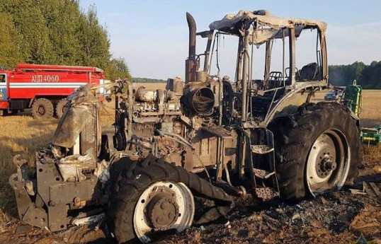 В Тавушском районе Армении трактор подорвался на мине