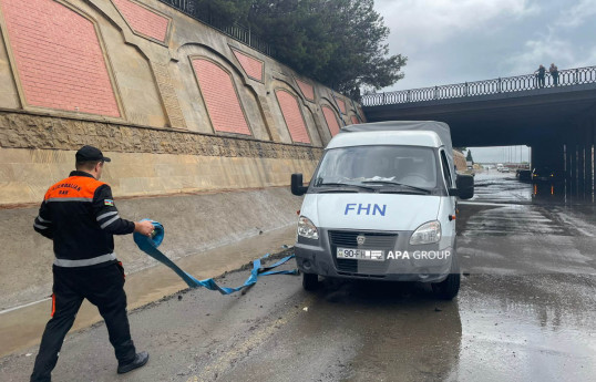 Из тоннеля в Гяндже  откачана вода, обеспечено движение автомобилей-ФОТО -ВИДЕО -ОБНОВЛЕНО-2 