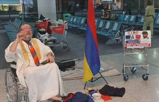 На 41-й день голодовки журналист Лео Николян вылетел из Армении во Францию-ВИДЕО 