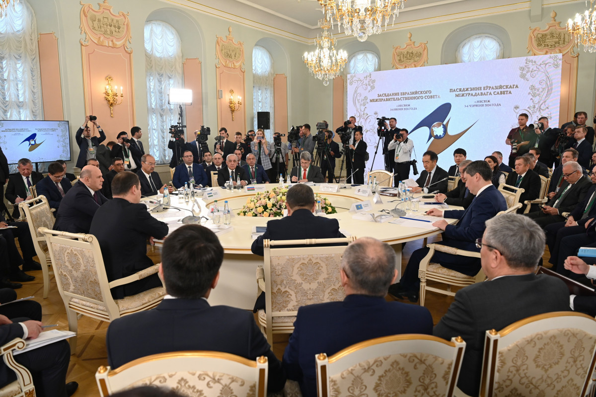 Премьер-министр Азербайджана принял участие в качестве гостя в заседании Евразийского межправсовета в Минске