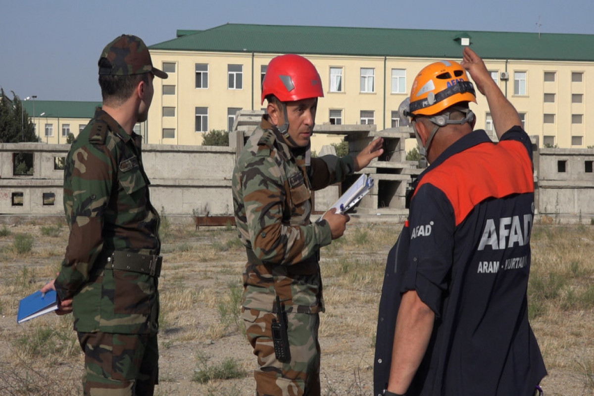 В МЧС Азербайджана прошел тренинг с участием представителей AFAD
