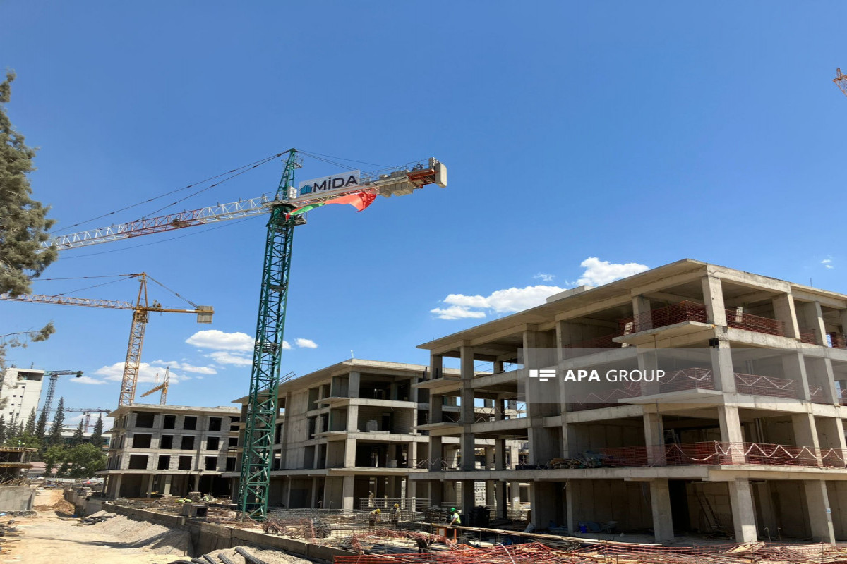В турецком городе Кахраманмараш продолжается строительство квартала "Азербайджан