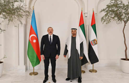 Ильхам Алиев, Шейх Мохаммед бин Зайед аль Нахайян 