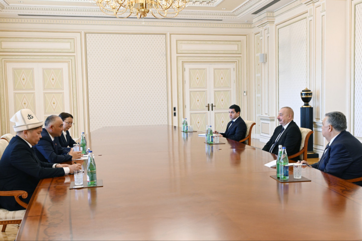 Президент Азербайджана принял председателя Жогорку Кенеша Кыргызстана