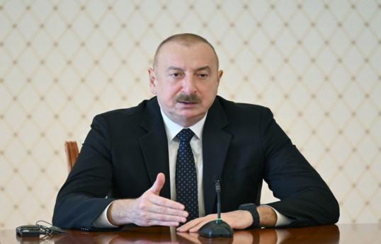 Президент: Мы уже предложили армянской стороне, чтобы Азербайджан и Армения вместе выступили с обращением к ОБСЕ для упразднения Минской группы