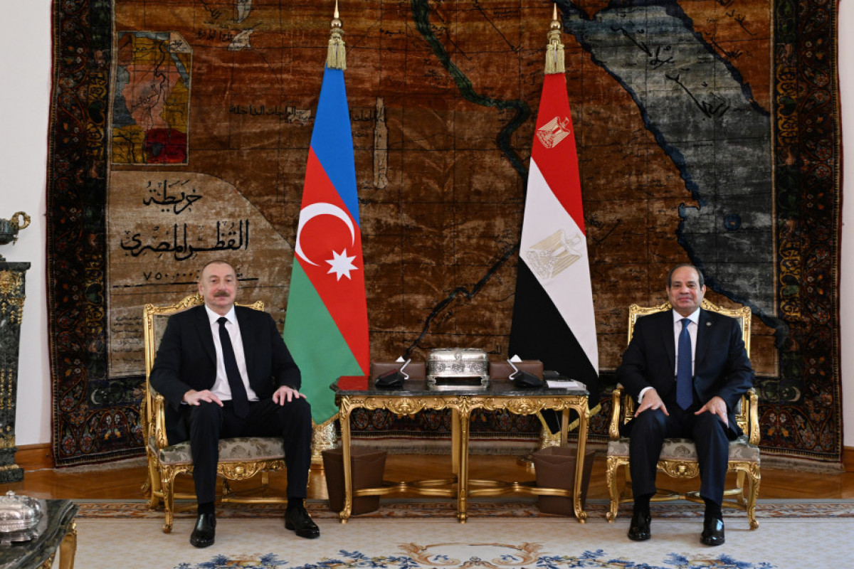 Президент Ильхам Алиев, Президент Абдель Фаттах ас-Сиси