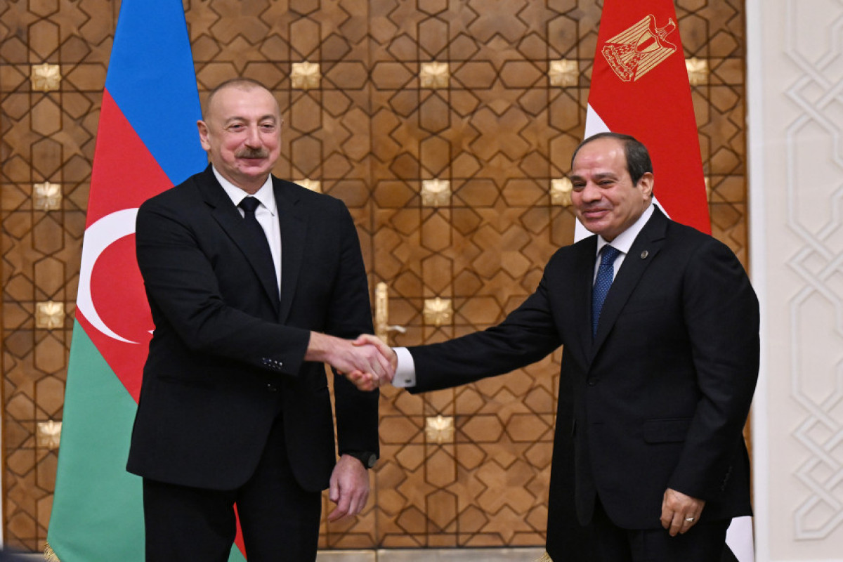 Президент Ильхам Алиев, Президент Абдель-Фаттах ас-Сиси