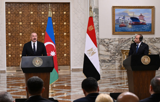 Президент Ильхам Алиев, Президент Абдель-Фаттах ас-Сиси