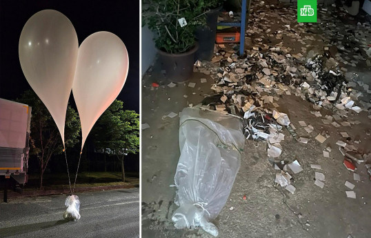 КНДР запустила порядка 330 шаров с мусором в Южную Корею