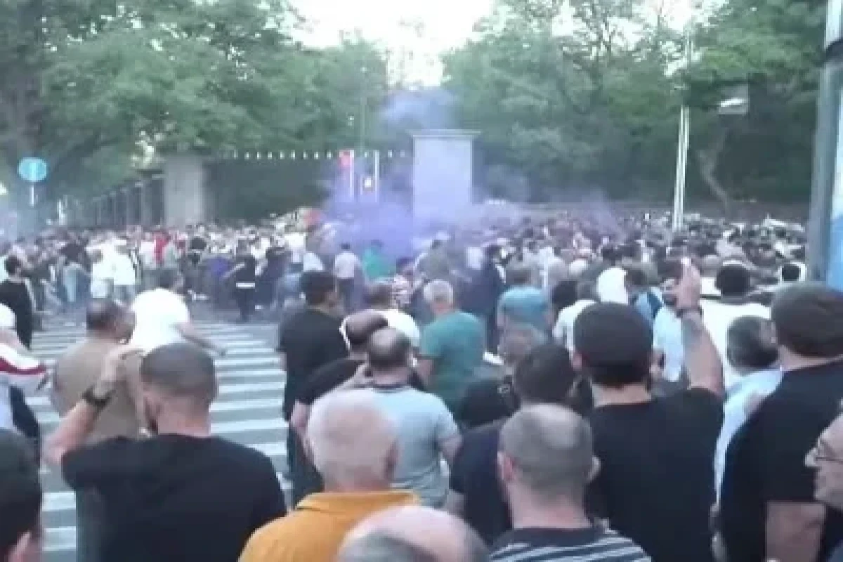 Полиция применила шумовые гранаты против протестующих, задержано 86 человек-ВИДЕО -ОБНОВЛЕНО-1 
