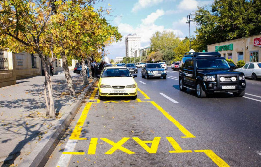 В Азербайджане лица, паркующие автомобили на стоянках такси, будут оштрафованы на 40 манатов