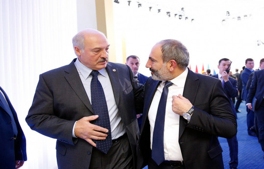 Александр Лукашенко, Никол Пашинян