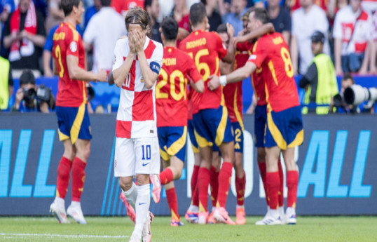 Испания разгромила Хорватию на чемпионате Европы по футболу