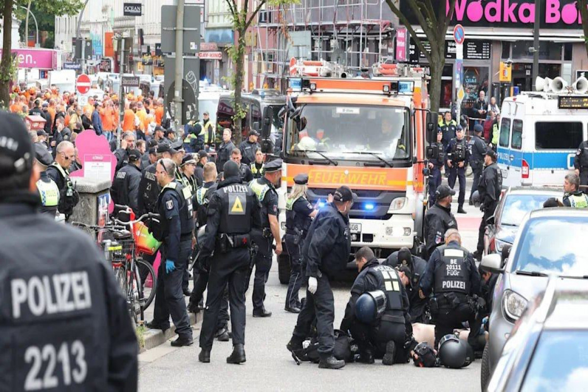 Перед футбольным матчем Польша-Нидерланды было совершено нападение на полицию, произошла стрельба - ФОТО - ВИДЕО 