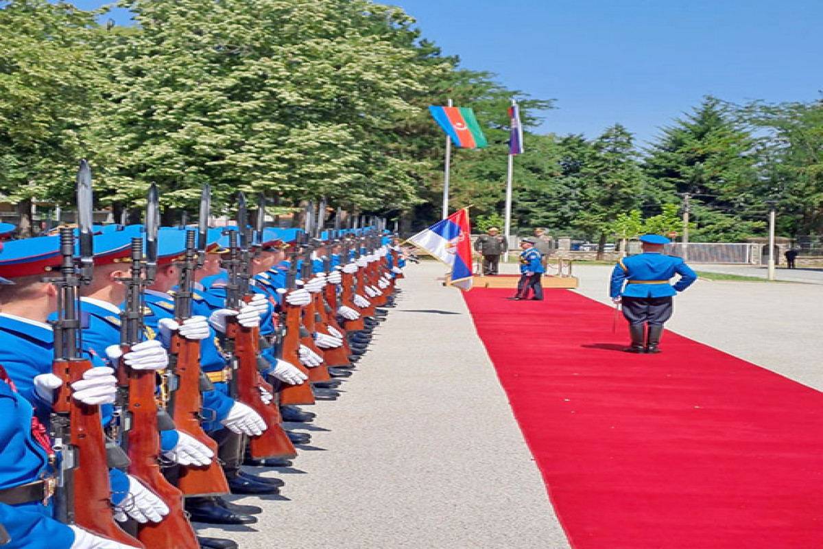 Начался официальный визит начальника Генерального штаба азербайджанской армии в Сербию