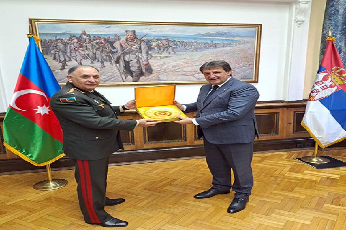 Начался официальный визит начальника Генерального штаба азербайджанской армии в Сербию