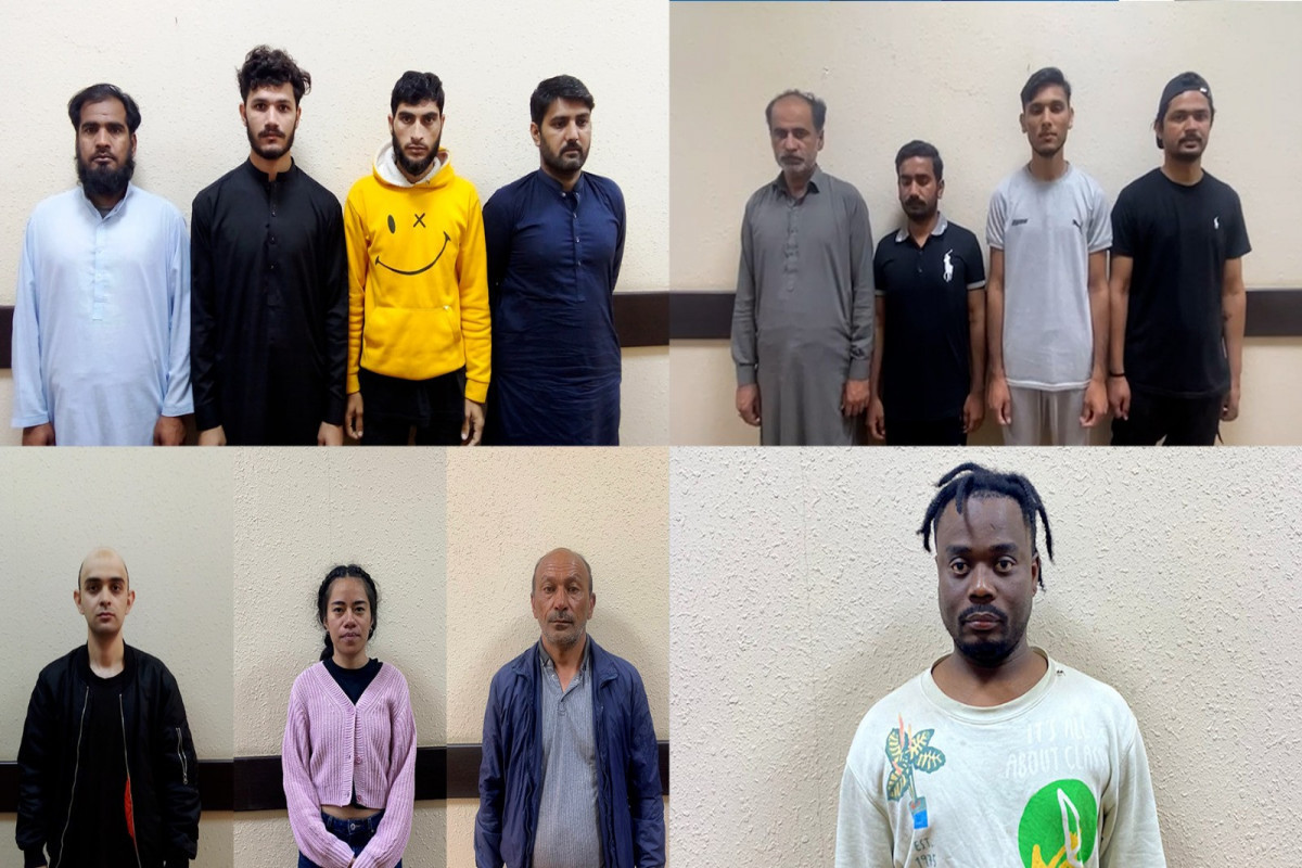 Задержаны 25 иностранцев, нелегально проживающих в Азербайджане