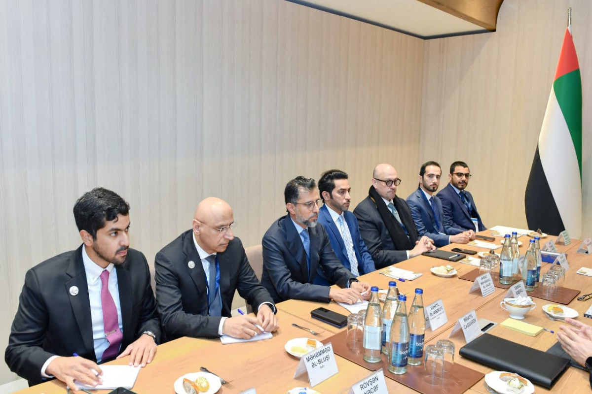 Обсуждены направления сотрудничества между Азербайджаном и ОАЭ в рамках COP29