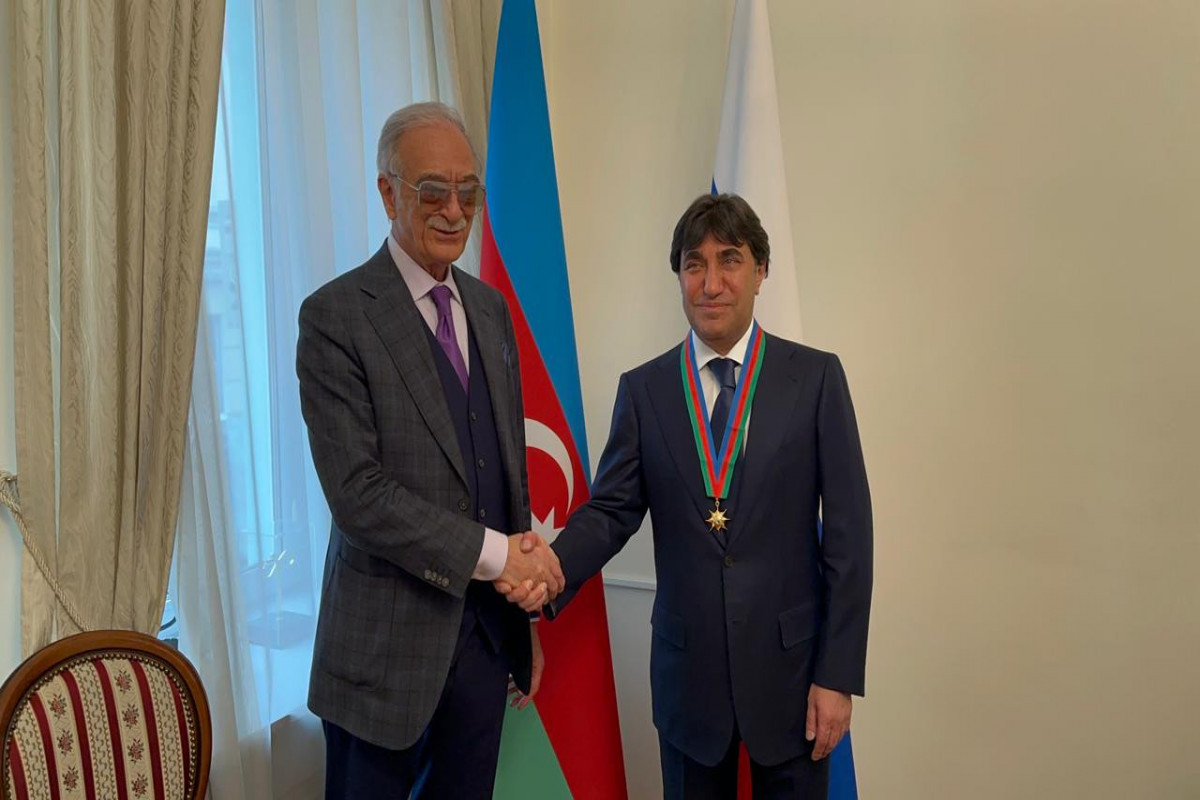 В Москве Году Нисанову вручили азербайджанский орден «Достлуг»