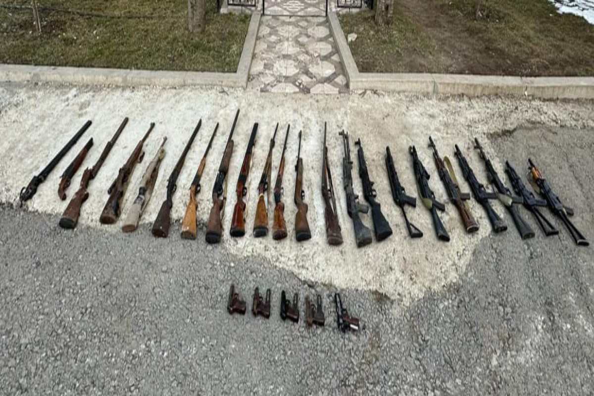 В Шуше обнаружено большое количество оружия - <span class="red_color">ФОТО