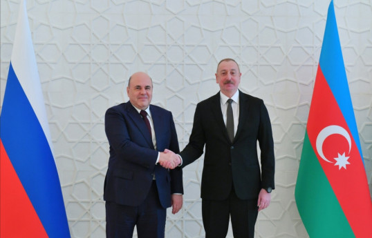 Состоялась встреча Президента Азербайджана с председателем Правительства РФ-ОБНОВЛЕНО-1 