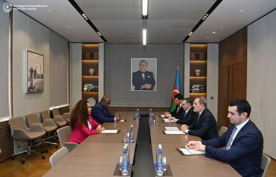 Глава МИД Азербайджана встретился с личным представителем президента Конго