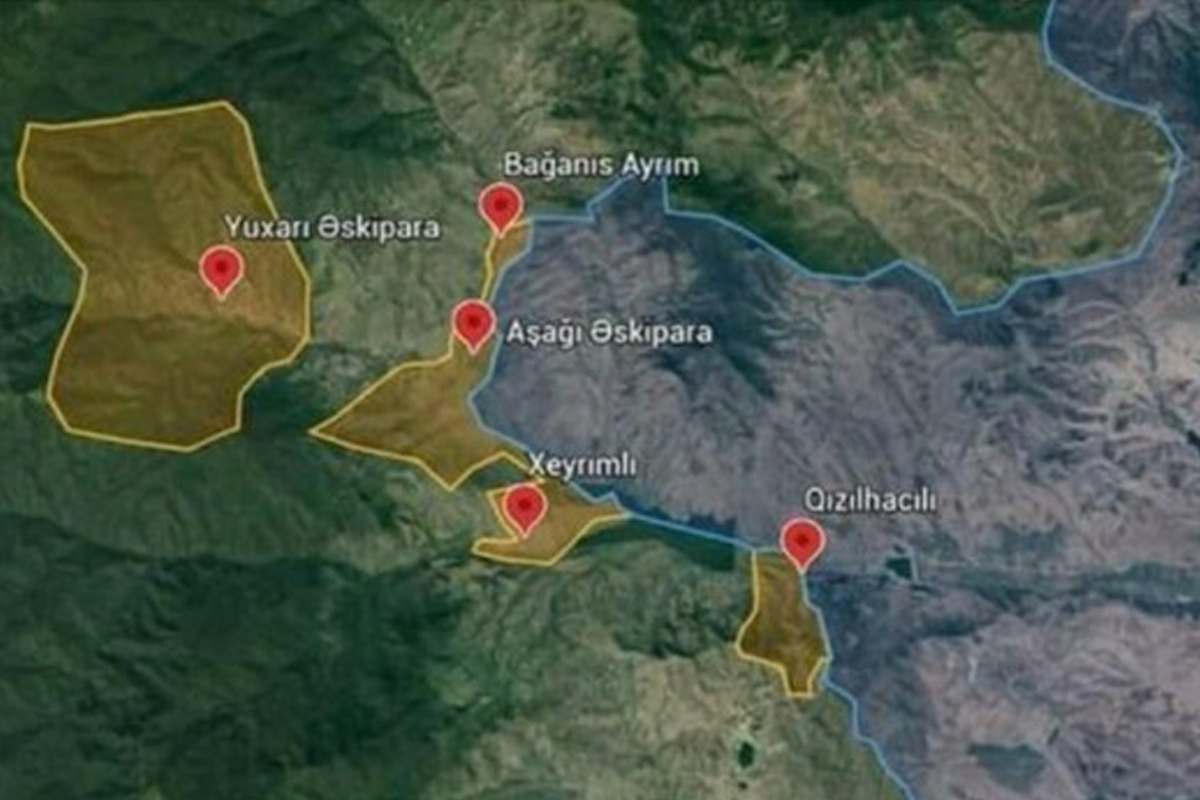 Азербайджан требует немедленного освобождения 4 сел, оккупированных Арменией