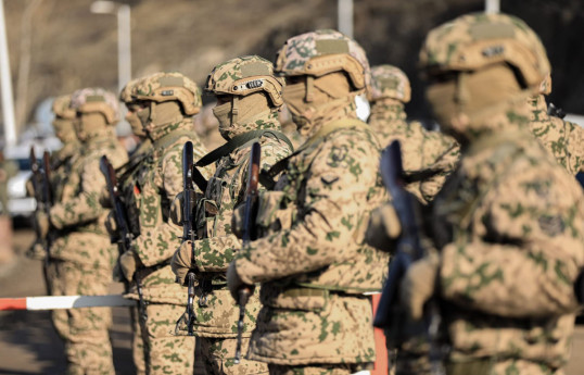 Группа военнослужащих Внутренних войск Азербайджана награждена медалью «За военные заслуги»
