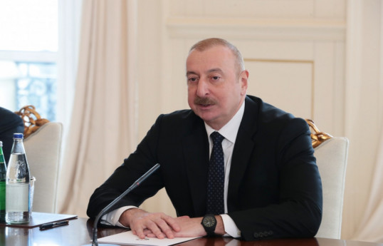 Президент Ильхам Алиев