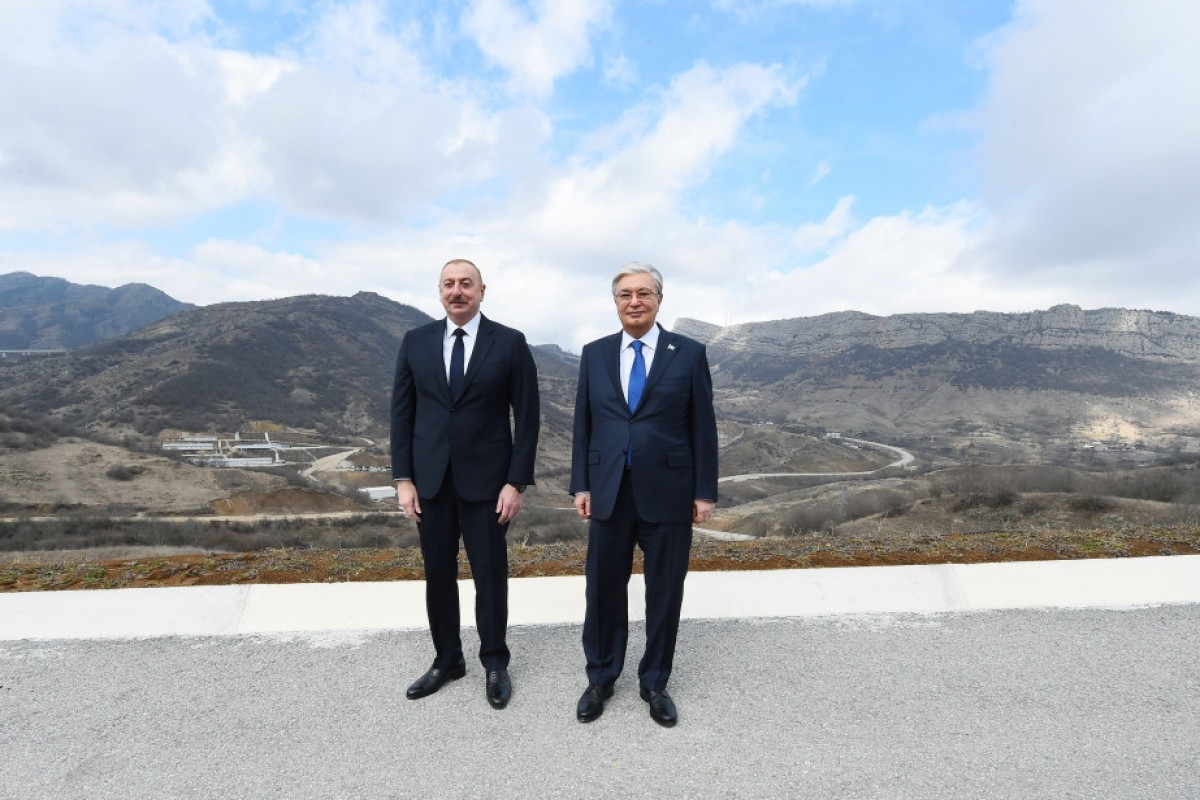 Президенты Азербайджана и Казахстана посетили Шушу