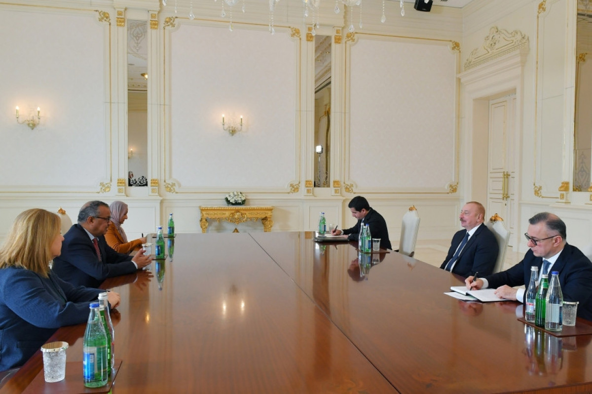 Президент Азербайджана принял гендиректора ВОЗ-ОБНОВЛЕНО 