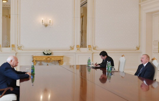 Президент Азербайджана принял верховного представителя Альянса цивилизаций ООН-ОБНОВЛЕНО 