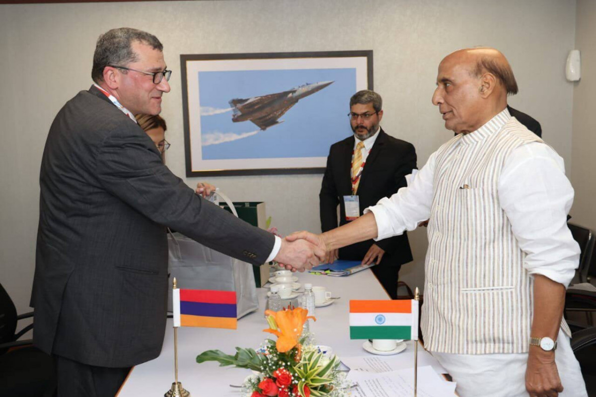 Замминистра обороны Армении встретился с индийским коллегой