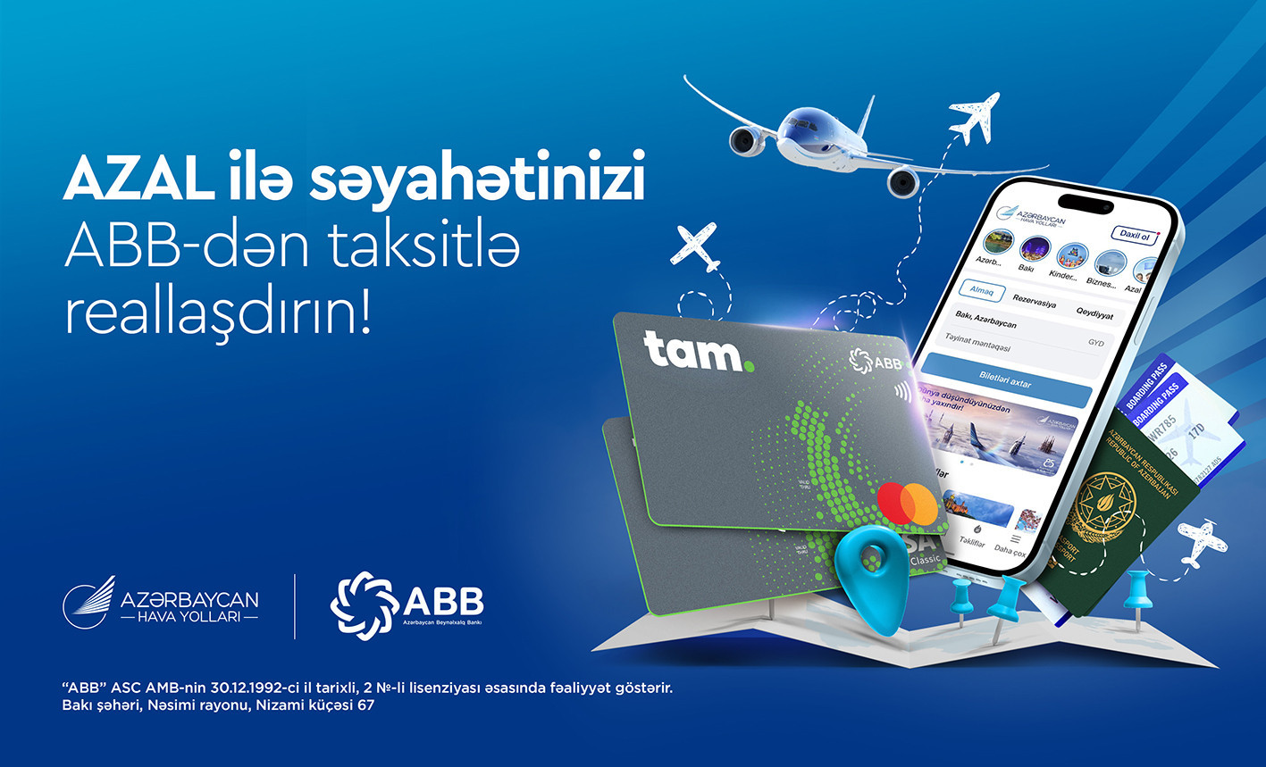 Новая возможность от AZAL и ABB: авиабилеты теперь доступны в рассрочку