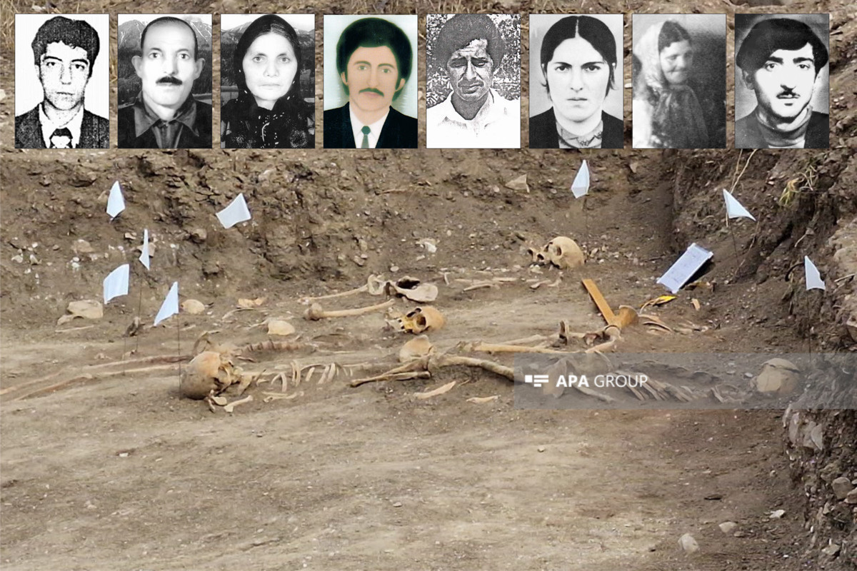 Число людей, останки которых обнаружены в массовом захоронении в Ходжалы, достигло 18, обнародованы имена 8 из них -ФОТО 
