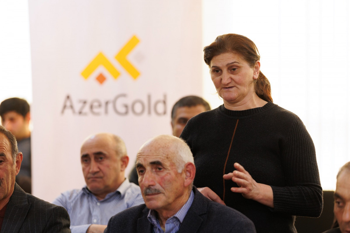 Представители ЗАО «AzerGold» встретились с жителями отдаленных сел Дашкесанского района