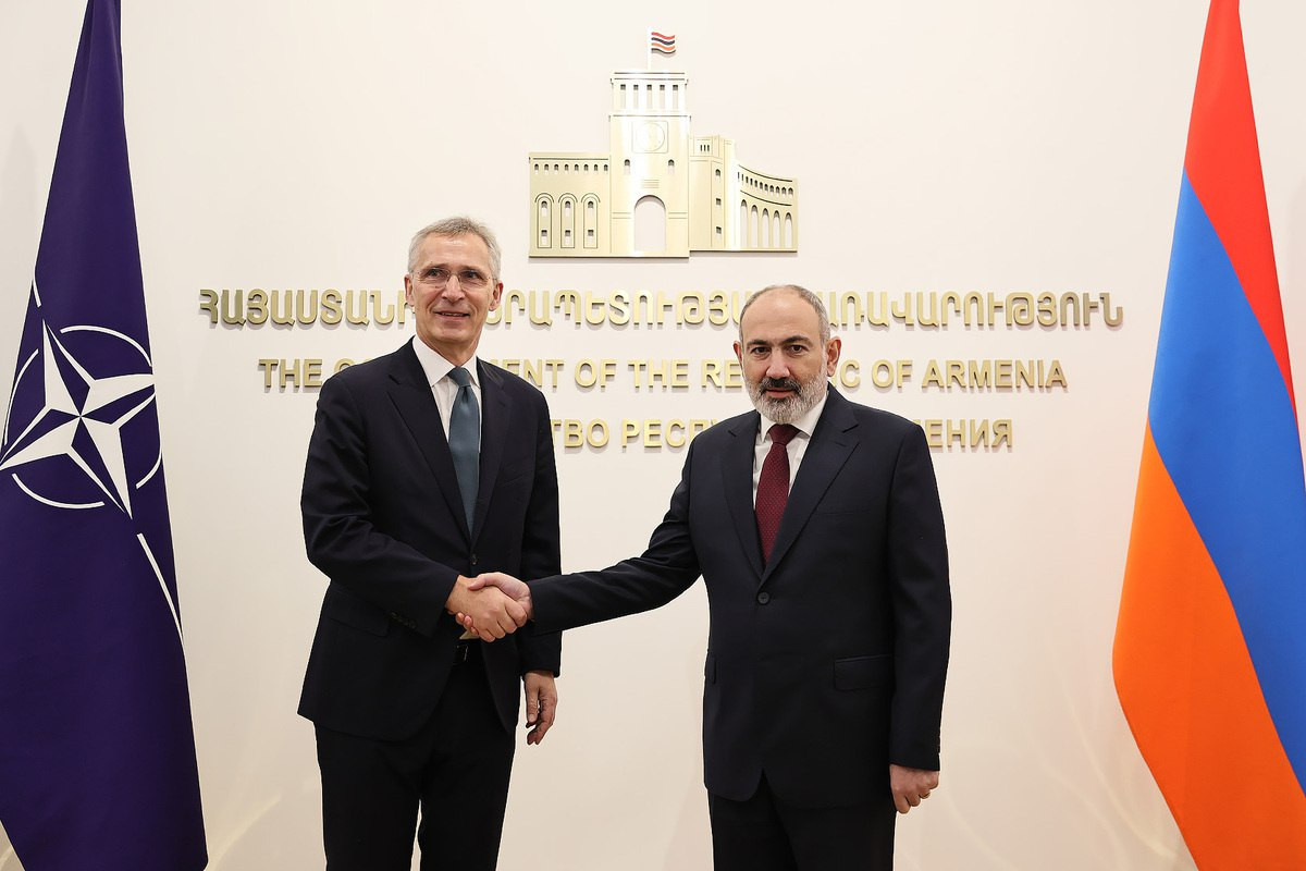 Пашинян: Армения заинтересована в углублении партнерства с НАТО