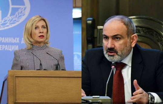 Захарова раскритиковала Пашиняна