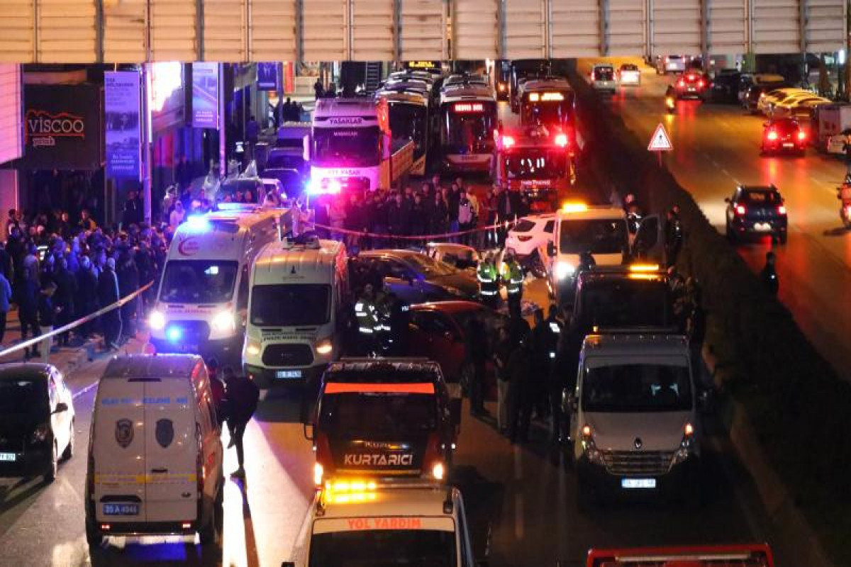 Цепная авария в Турции: двое погибших, семь раненых