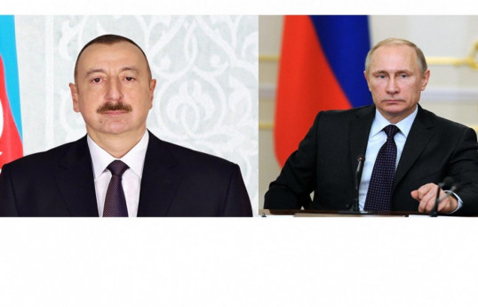 Президент Ильхам Алиев выразил соболезнования Владимиру Путину
