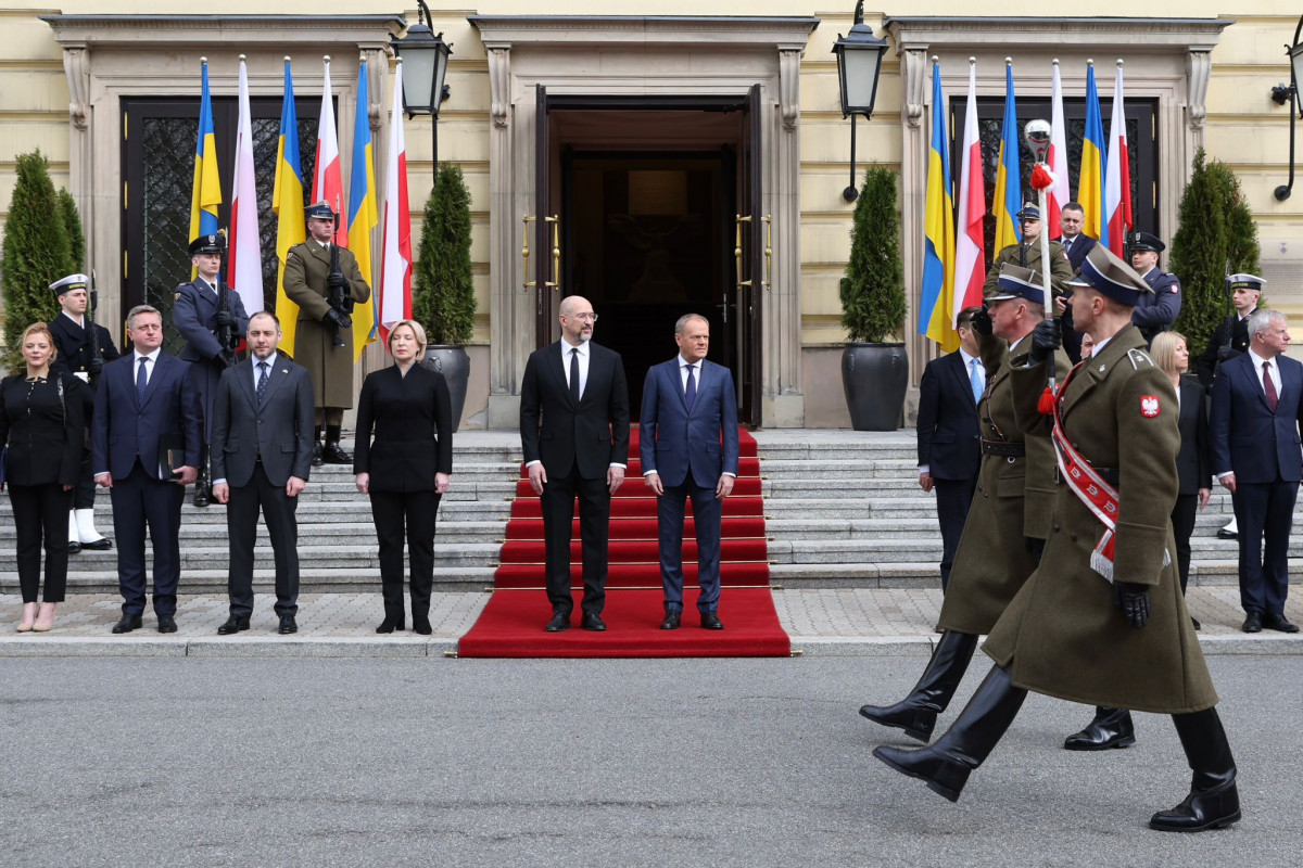 Премьер-министр Украины прибыл в Польшу - ФОТО 