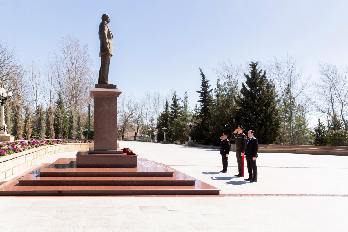 Глава МВД Азербайджана провел прием граждан и строевой смотр в Шамахы -ВИДЕО 