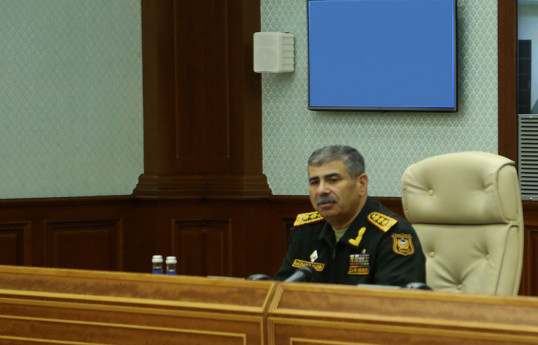 Закир Гасанов провел совещание, проанализирована оперативная обстановка на условной границе с Арменией