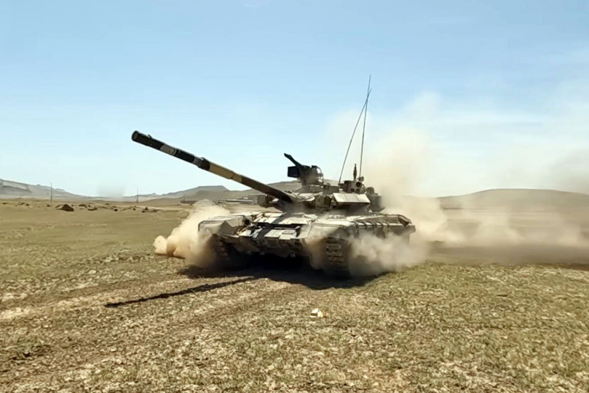 Танковые подразделения Азербайджанской Армии проводят занятия по боевой подготовке - <span class="red_color">ВИДЕО