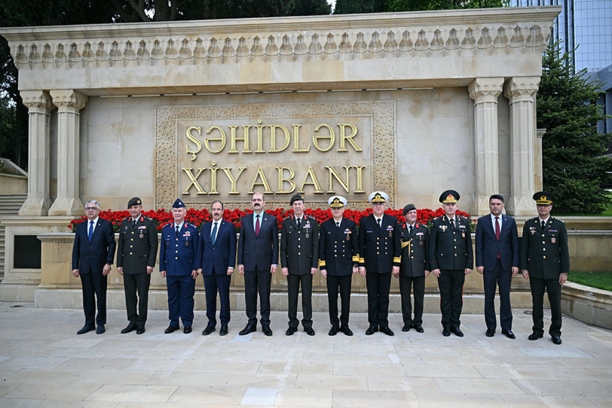 Делегация Национального университета обороны Турции находится с визитом в Азербайджане - ВИДЕО 